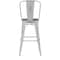 Flash Furniture White Metal Stool with Gray Poly Seat ET-3534-30-WH-PL1G-GG - alternate 7